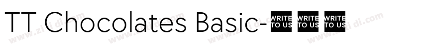 TT Chocolates Basic字体转换 TT Chocolates Basic字体转换